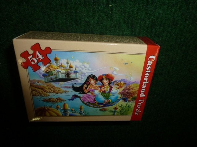 NIEUW Castorland puzzel Alladin op vliegend tapijt 54stukjes, Ophalen of Verzenden, Meer dan 50 stukjes, Nieuw, 4 tot 6 jaar