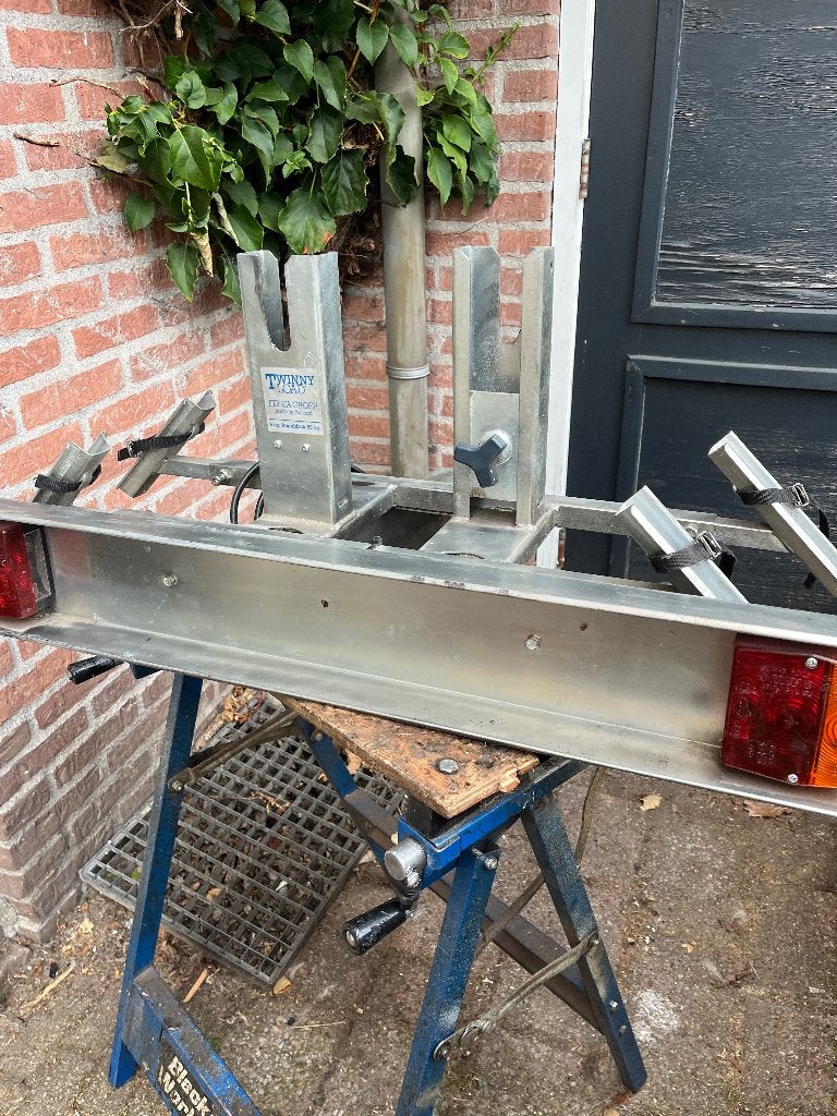 Fietsendrager, Ophalen, 2 fietsen, Gebruikt, Trekhaakdrager