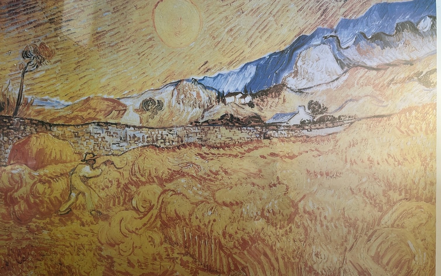 VIncent Van Gogh Poster / Zwarte Lijst, Ophalen, A1 t/m A3