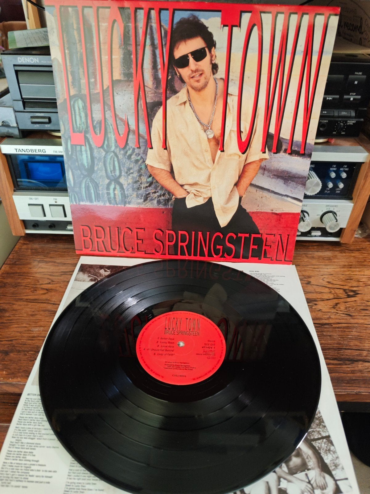 Bruce Springsteen - Lucky Town LP (Pop/Rock), LP, Pop, Ophalen of Verzenden, Zo goed als nieuw
