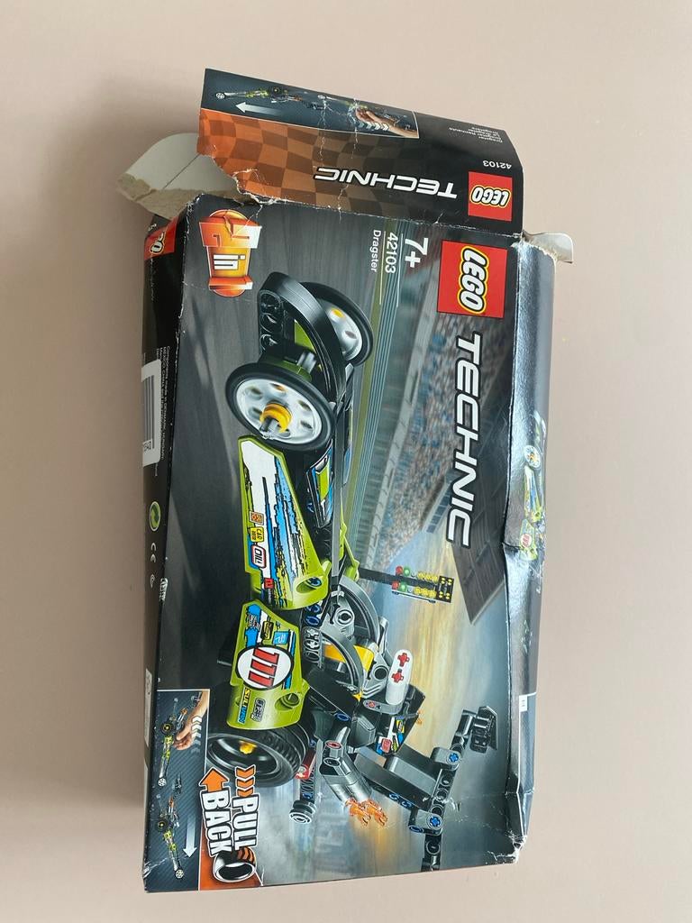 LEGO Technic 2-in-1 Pull Back Auto (Ongebruikt), Ophalen, Lego, Zo goed als nieuw, Complete set