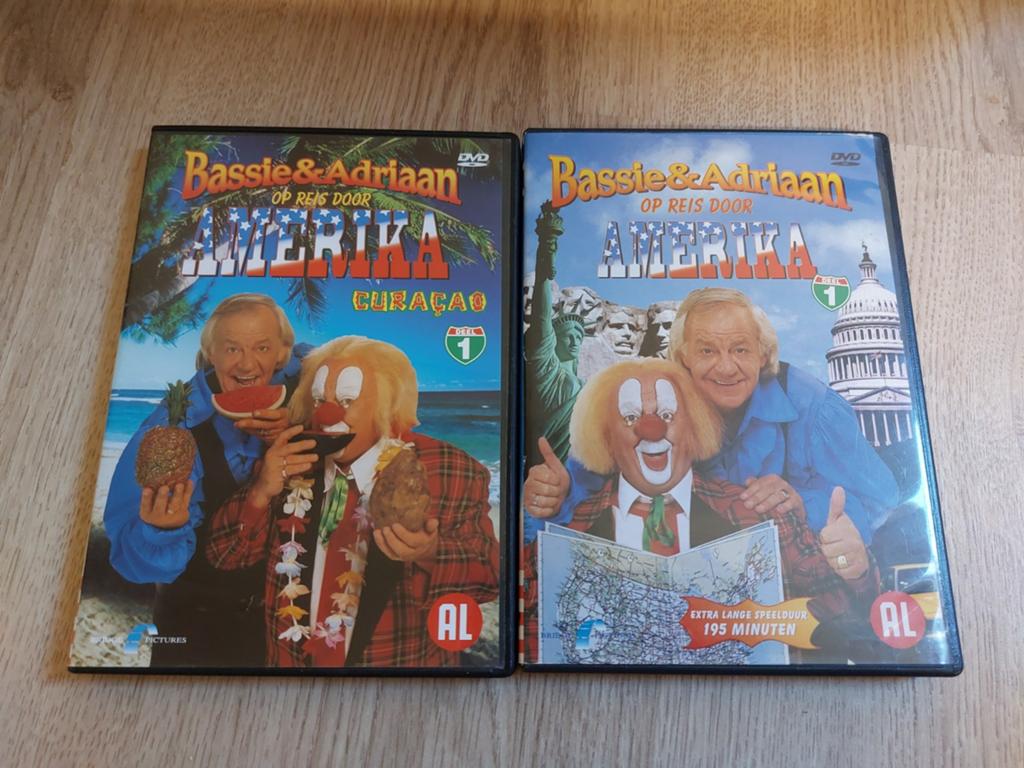 Bassie en Adriaan op reis door Amerika dvd's, Alle leeftijden, Ophalen of Verzenden