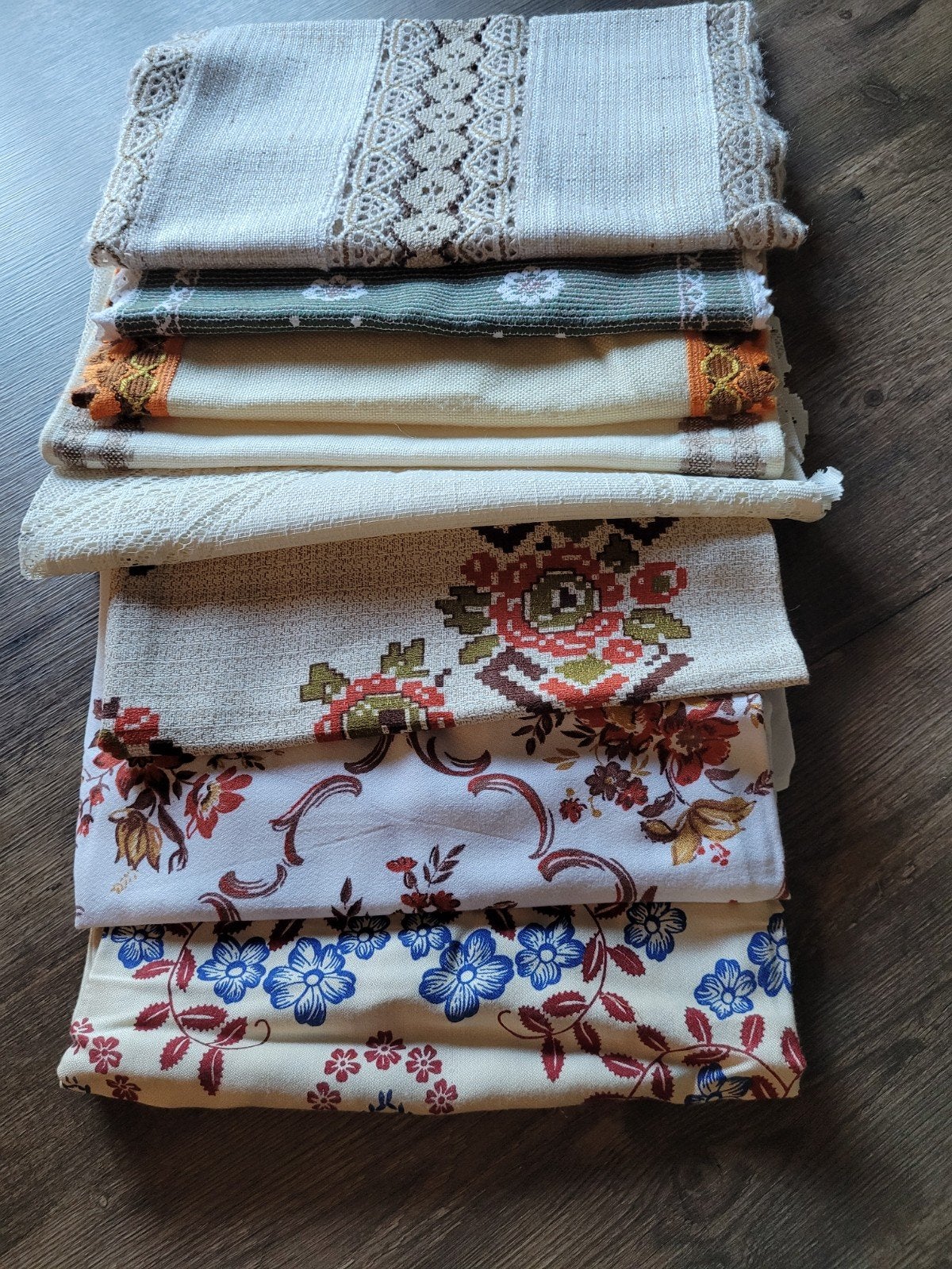 8 Vintage Kleedjes + Lopers, Ophalen of Verzenden
