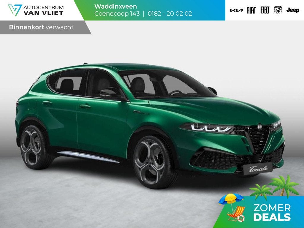 Alfa Romeo Tonale 1.3 Ibrida Plug-In Q4 270pk AWD Sport Spec, Auto's, Alfa Romeo, Automaat, 4 cilinders, 150 min, Alcantara