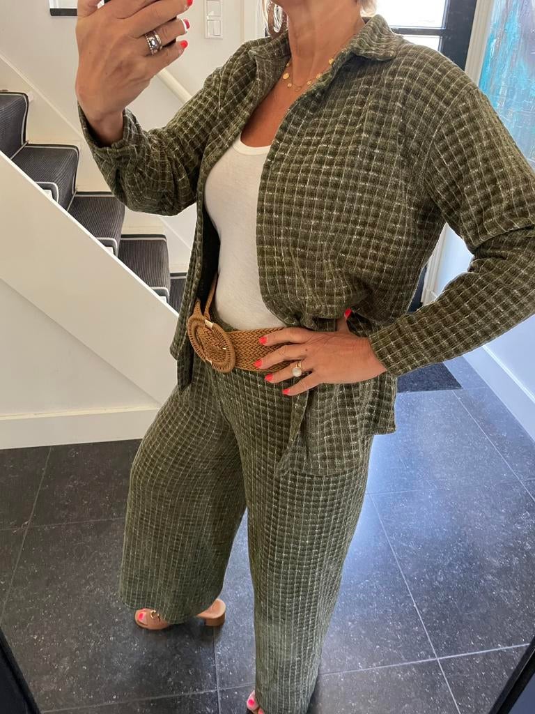 New Collection, nieuw 2-delige pak, one size, Kleding | Dames, Maat 38/40 (M), Kostuum of Pak, Nieuw, Ophalen of Verzenden