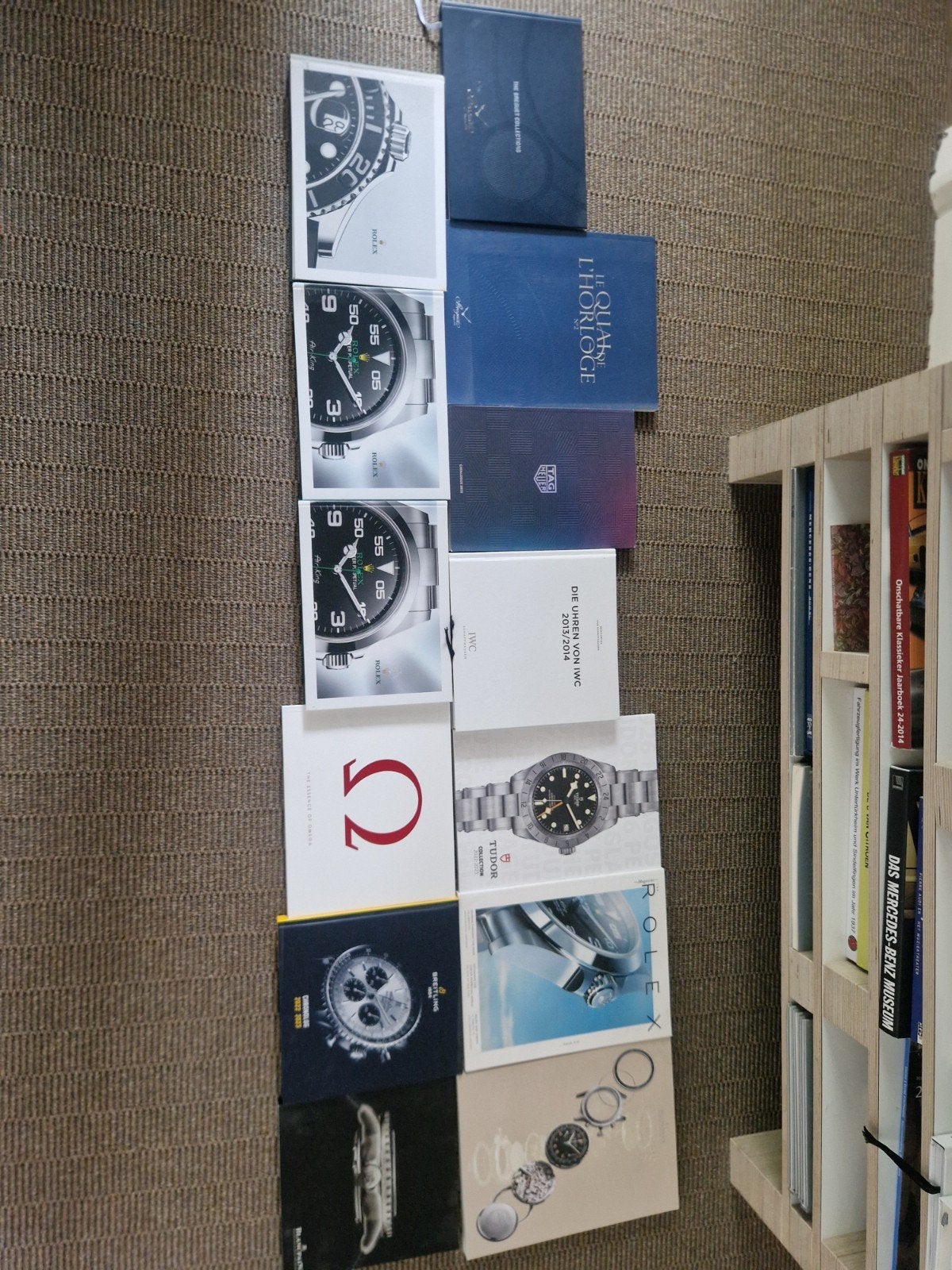 Horlogeboeken Rolex, IWC, Breitling, Omega, Tag Heuer, Ophalen of Verzenden, Overige merken