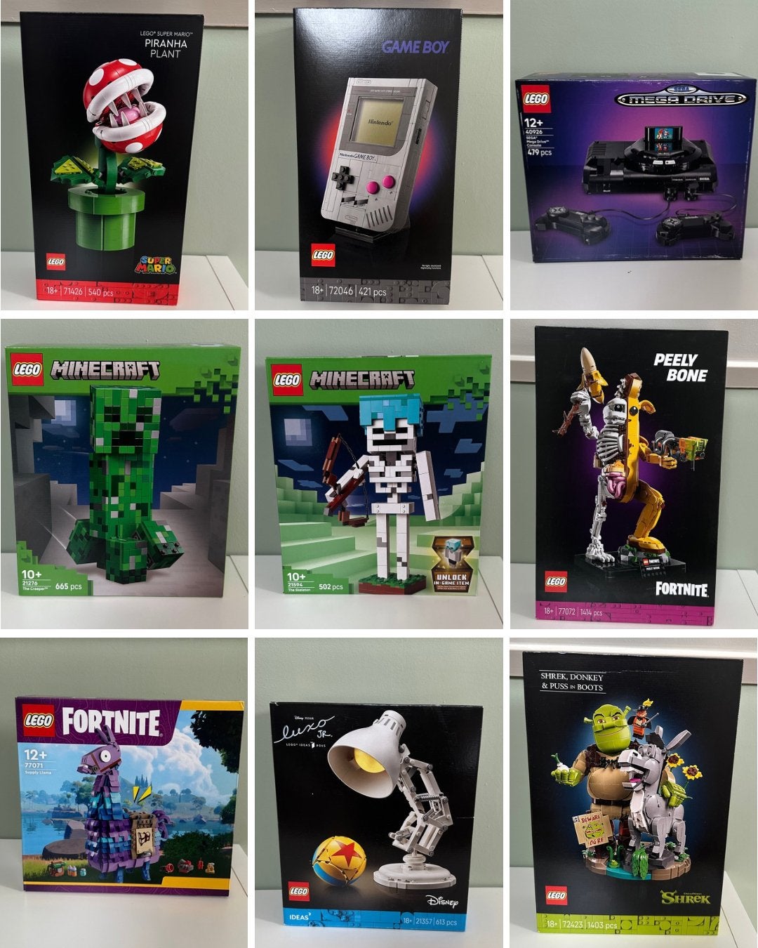 LEGO-collectie (34 sets): Botanicals, Harry Potter & meer