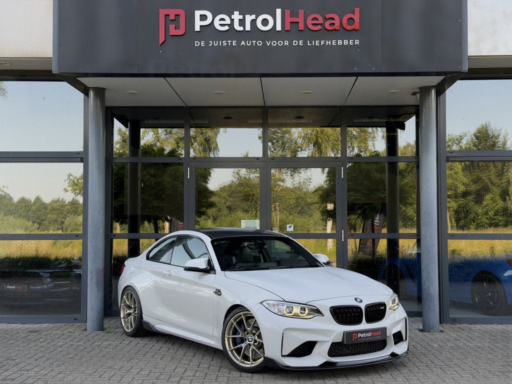 BMW 2 Serie Coupé M2 DCT, KW V3, M-Performance, Ori NL, Car, Auto's, BMW, Achterwielaandrijving, Gebruikt, 4 stoelen, Wit