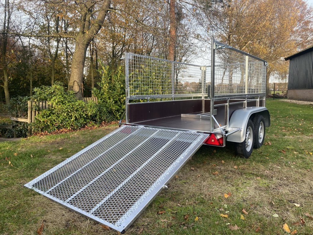 NIEUWE aanhangwagen met Loofrekken en Laadklep ZEER DEGELIJK, Niet ingevuld, Nieuw, Niet ingevuld, Niet ingevuld