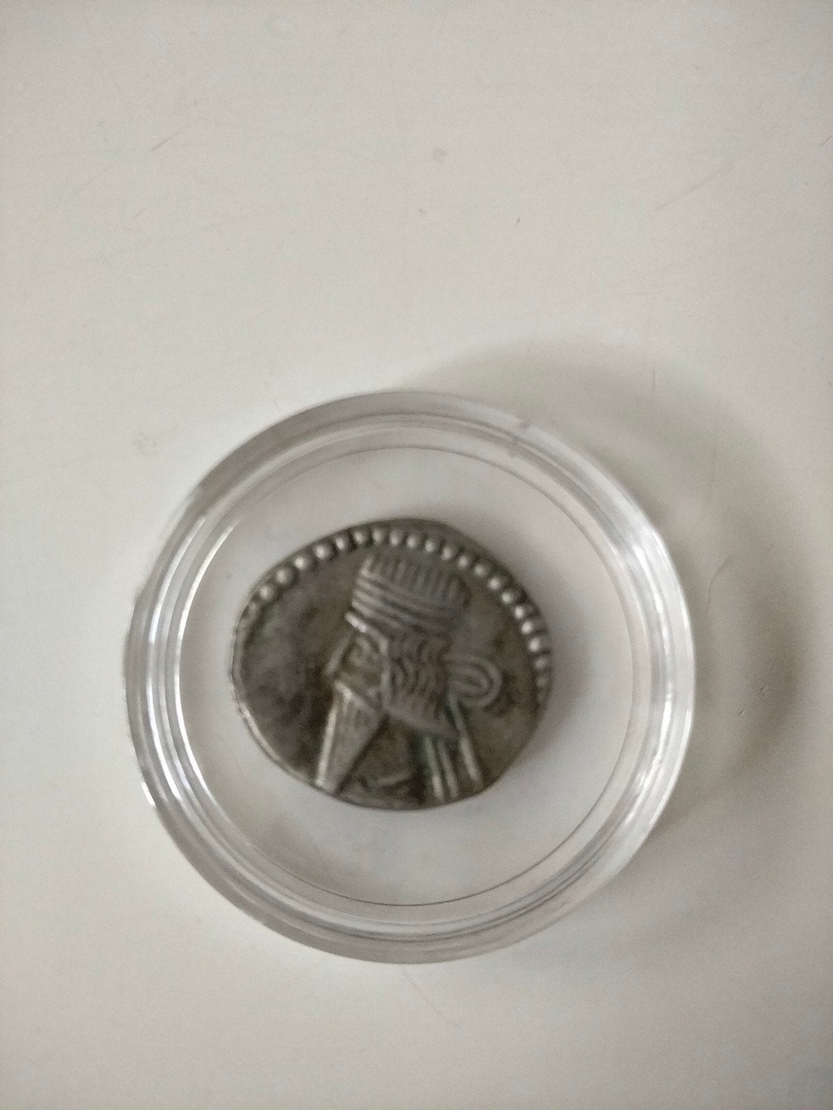 Zilveren Drachme, 40 na Christus, Antieke Munt, Ophalen of Verzenden, Gebruikt