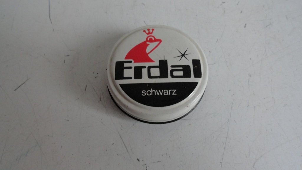Erdal mini schoensmeer blikje (4cm) - Jaren 70, Verzamelen, Ophalen of Verzenden, Zo goed als nieuw, Overige, Overige merken