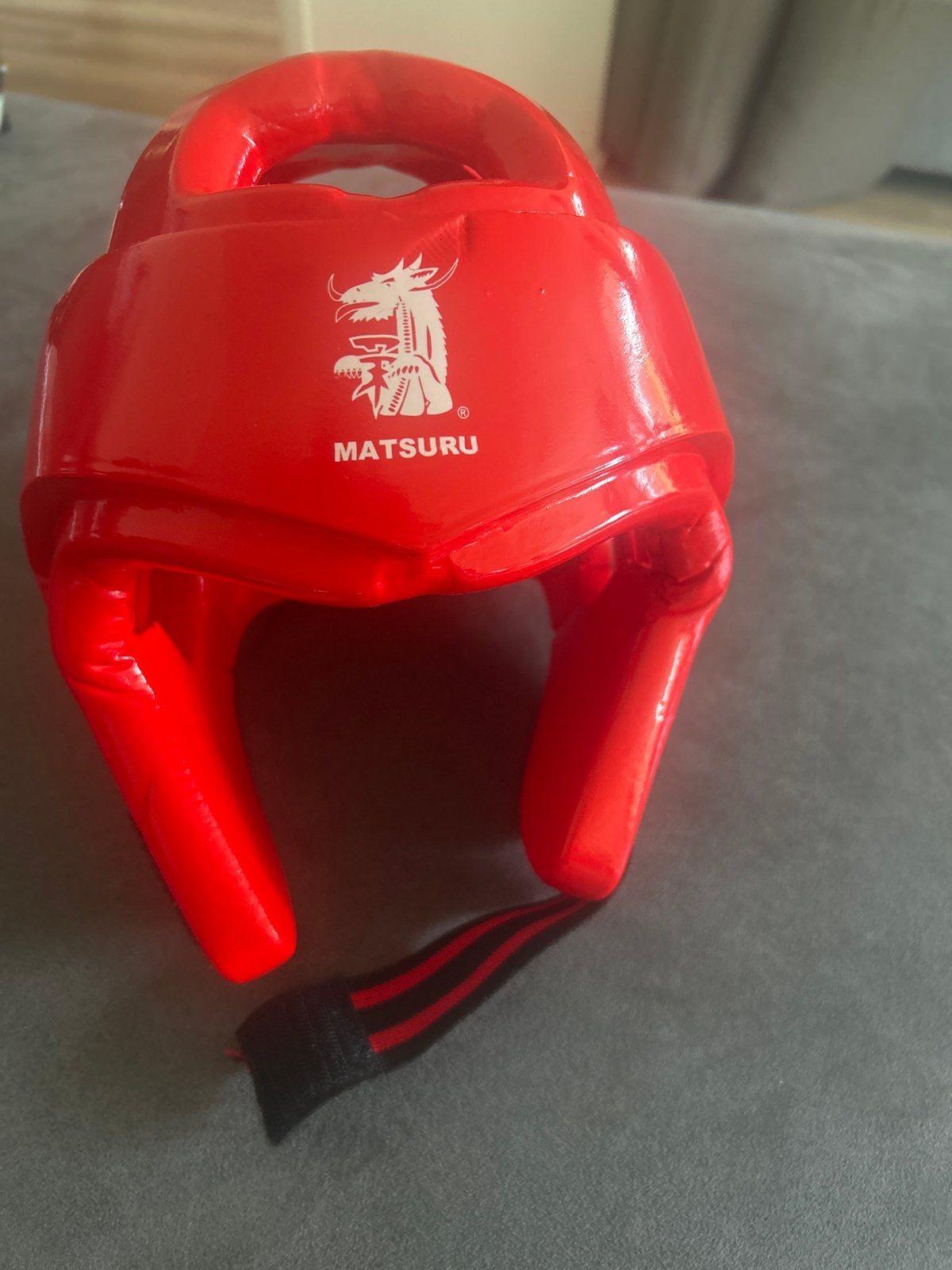 Matsuru Vechtsport Hoofdbeschermer Rood, Sport en Fitness, Overige, Vechtsportbescherming, Zo goed als nieuw, Maat M