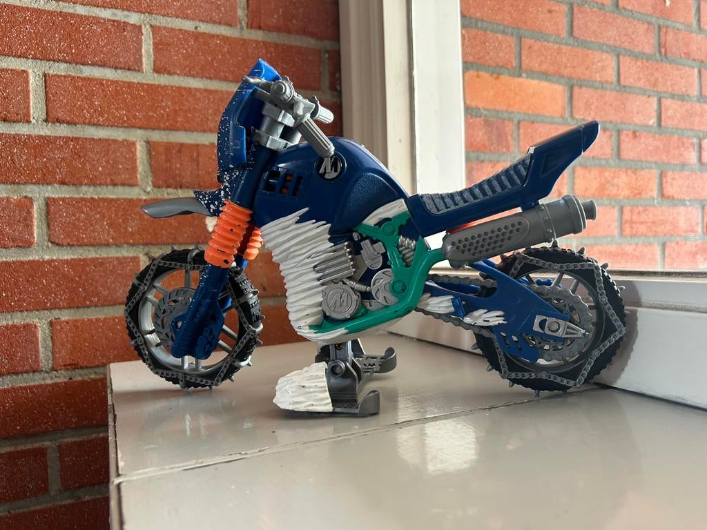 Hasbro Polar ActionManArtic Motocross Snow Motor Bike  1999, Overige generaties, Ophalen of Verzenden, Zo goed als nieuw, Autobots