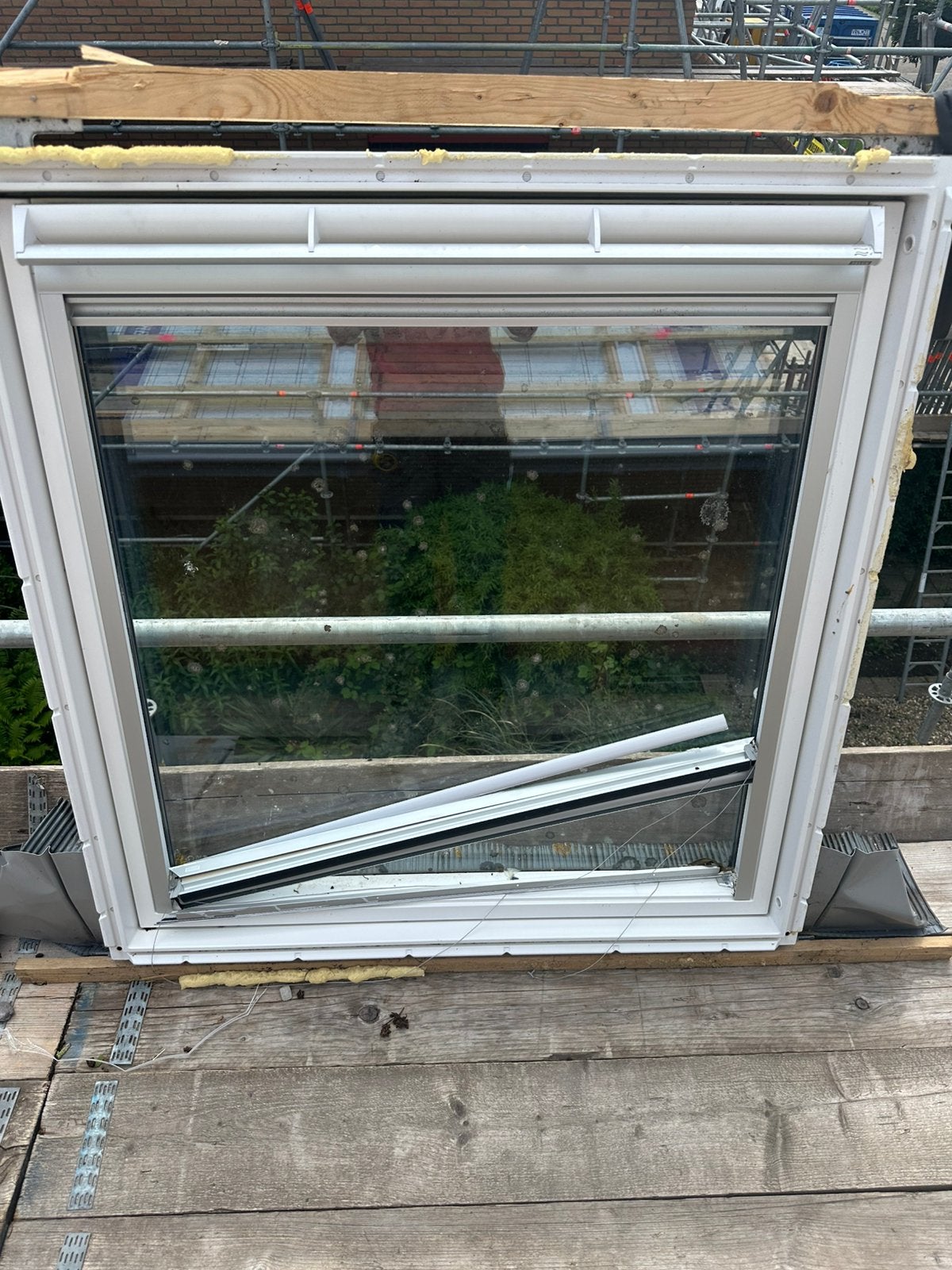 Velux dakraam kunstof met gootstukken, 80 tot 120 cm, 80 tot 120 cm, Ophalen of Verzenden, Zo goed als nieuw