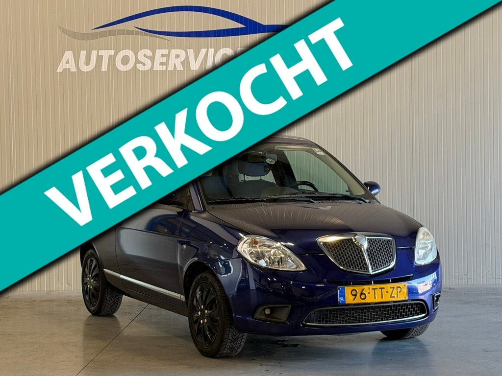 Lancia Ypsilon 1.4 Oro Blauw | Citydrive | Airco, Auto's, Lancia, Voorwielaandrijving, Stof, Gebruikt, Origineel Nederlands