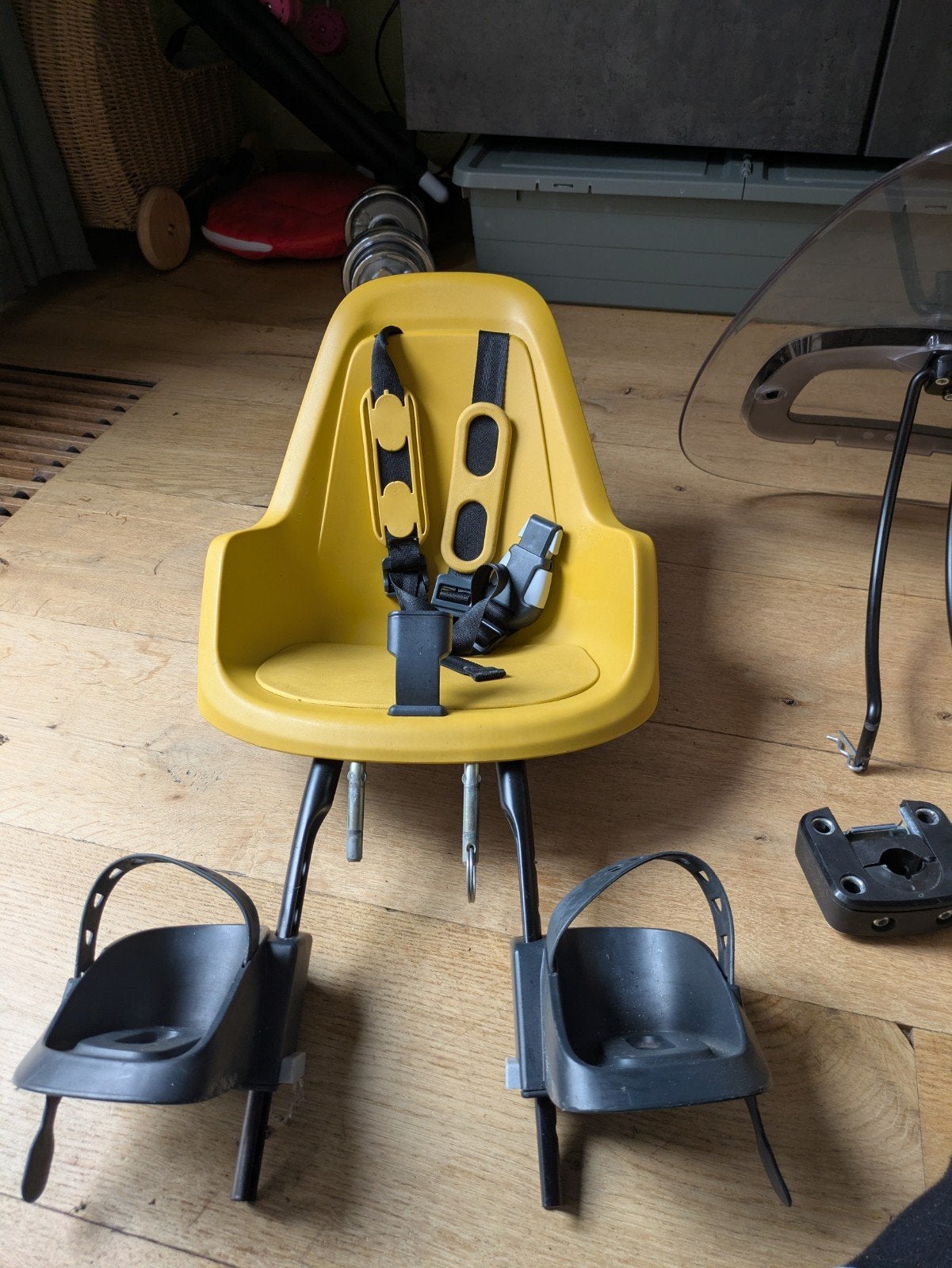 Bobike voorzitje met windscherm en slaaprol, Voorzitje, Ophalen of Verzenden, Bobike, 0 t/m 13 kg