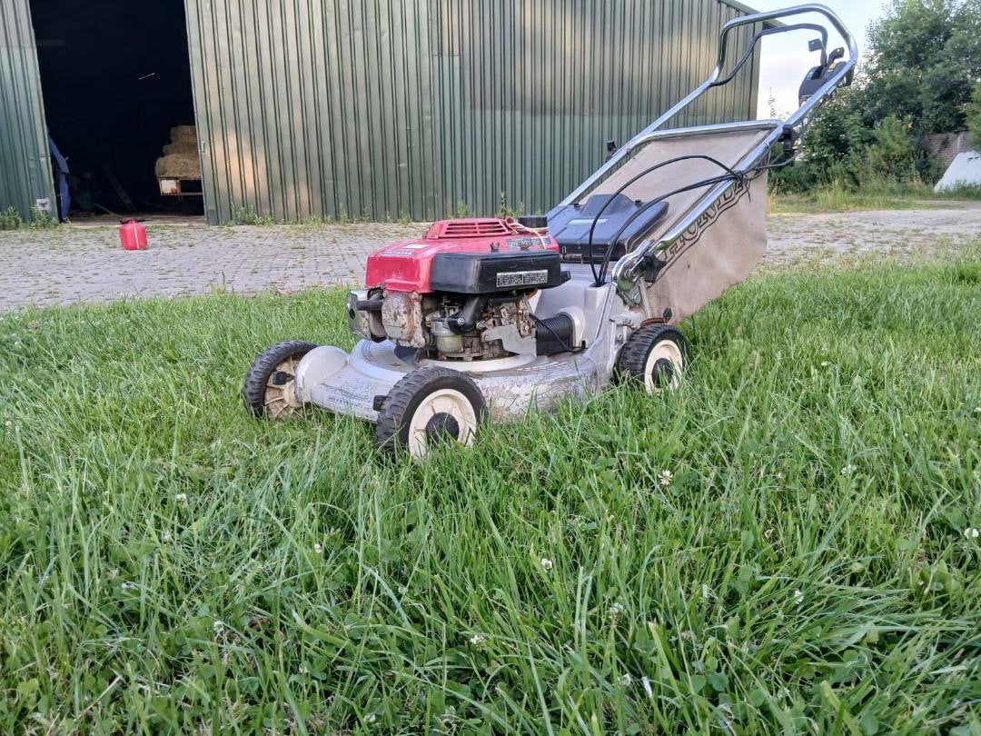 Honda HR194 met aandrijving, Tuin en Terras, Grasmaaiers, Ophalen, Cirkelmaaier, Versnellingen, Zo goed als nieuw