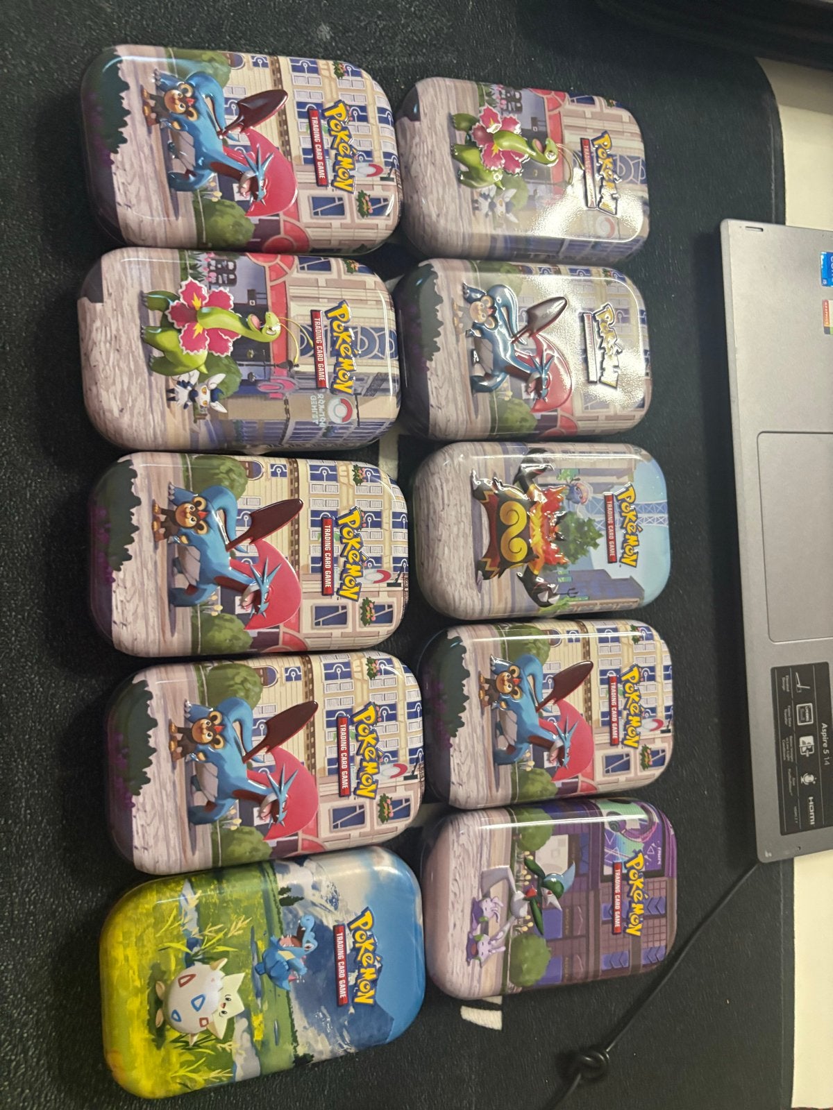 Pokémon TCG Mini Tins - Diverse Collectie GEOPEND, Hobby en Vrije tijd, Verzamelkaartspellen | Pokémon, Ophalen of Verzenden, Gebruikt