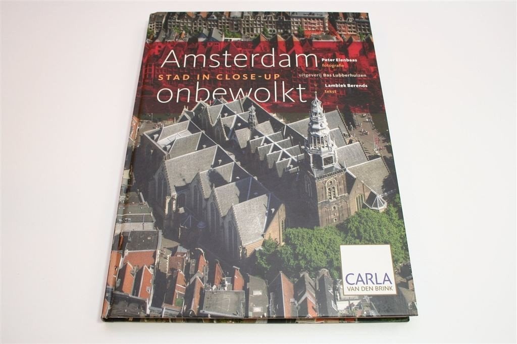 Amsterdam Onbewolkt — De Stad in Prachtige Luchtfoto\'s, Ophalen of Verzenden, Zo goed als nieuw