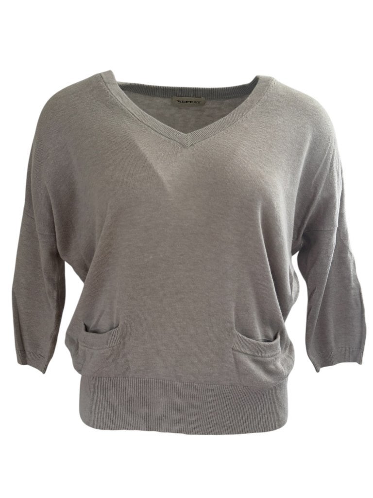Repeat trui M, Maat 38/40 (M), Nieuw, Ophalen of Verzenden, Grijs