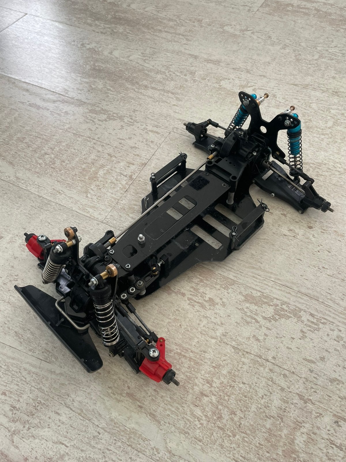 Tamiya DF-01 FRP chassis / Top Force, Ophalen of Verzenden, Auto onroad