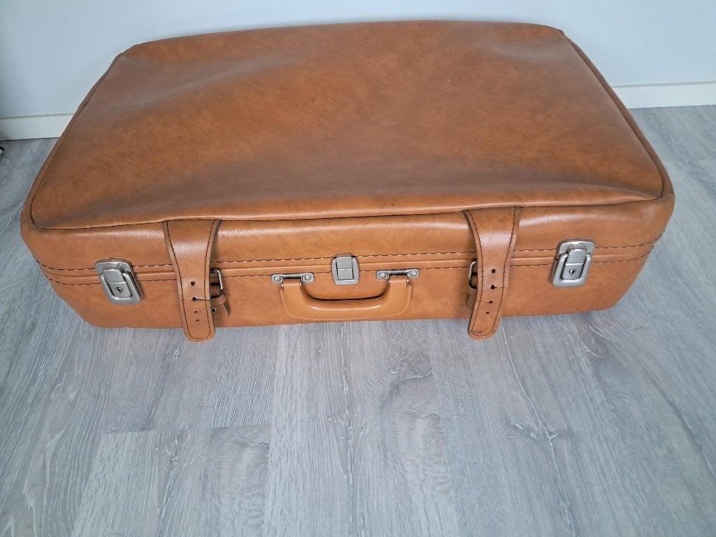 Vintage koffer Maten : 75x50x20 cm, Sieraden, Tassen en Uiterlijk, Koffers, Gebruikt, 45 tot 55 cm, Ophalen of Verzenden, 70 cm of meer