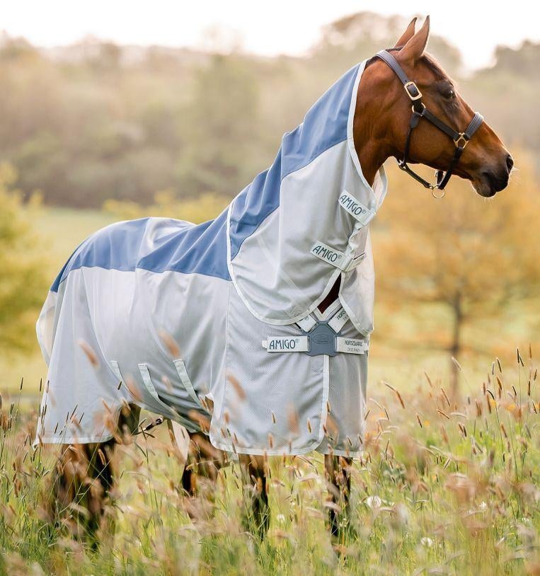 Amigo Ameco Fly Combi Plus, vliegendeken en regendeken in 1!, Dieren en Toebehoren, Paarden en Pony's | Dekens en Dekjes, Vliegendeken
