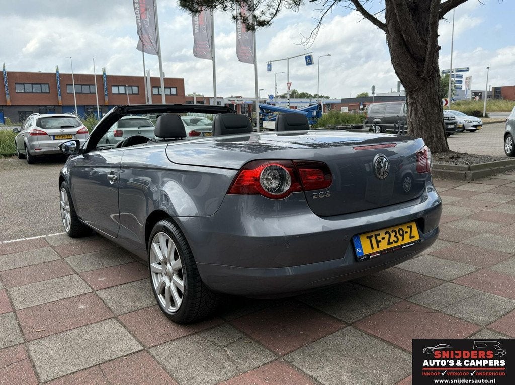 Volkswagen Eos 1.4 TSI Highline Leer navi, Auto's, Volkswagen, Voorwielaandrijving, Gebruikt, Zwart, 4 cilinders