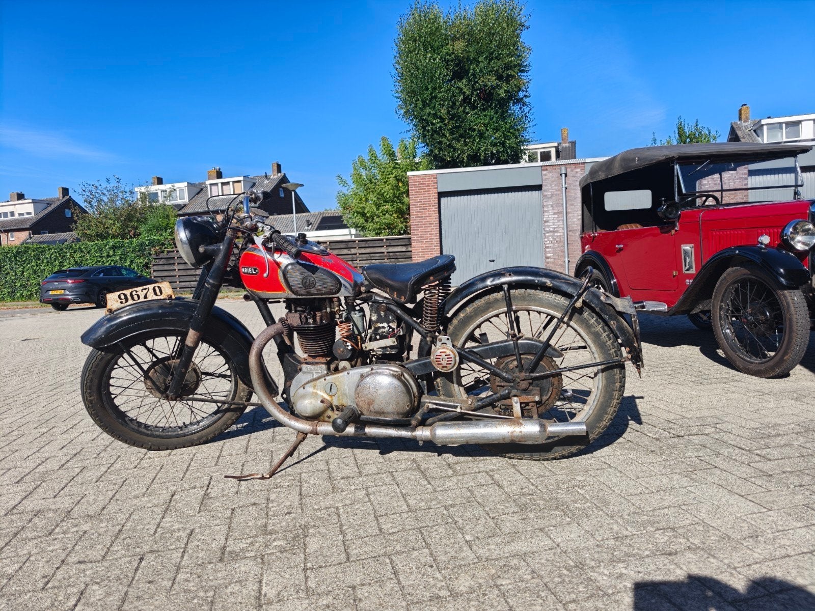 Klassieke Ariel motorfiets - Unieke vondst!, Motoren, Gebruikt