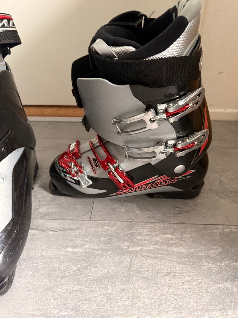Complete ski-uitrusting Elan / Salomon  ski’s, schoenen ect, Ophalen, 160 tot 180 cm, Salomon, Zo goed als nieuw