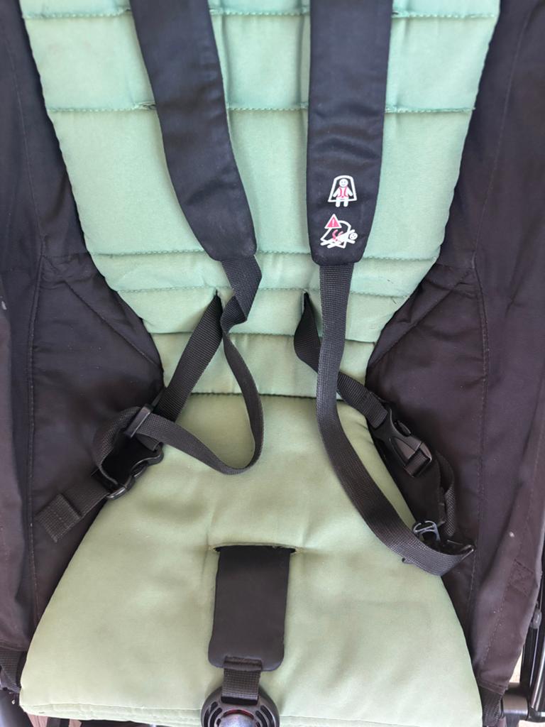 Compacte en opvouwbare kinderwagen - Groen, Ophalen, Gebruikt, Overige merken, Zonnekap