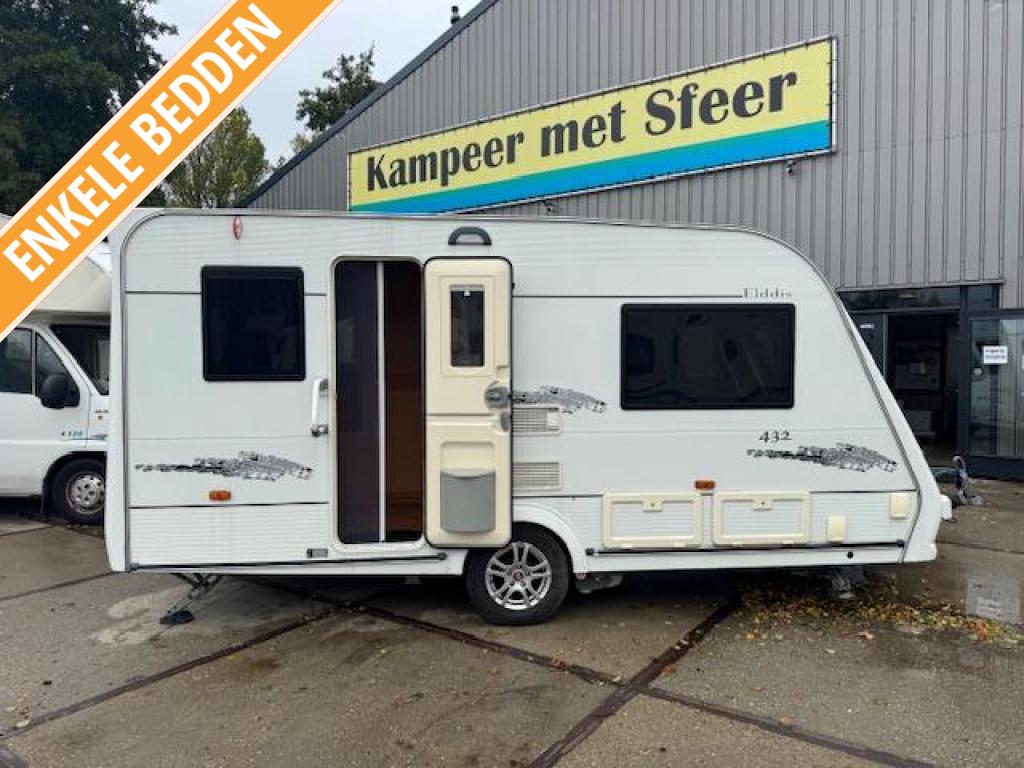 Elddis Odyssey 430 Voortent en Caravanmover, Caravans en Kamperen, Niet ingevuld, Standaardzit, Elddis, Tot en met 2