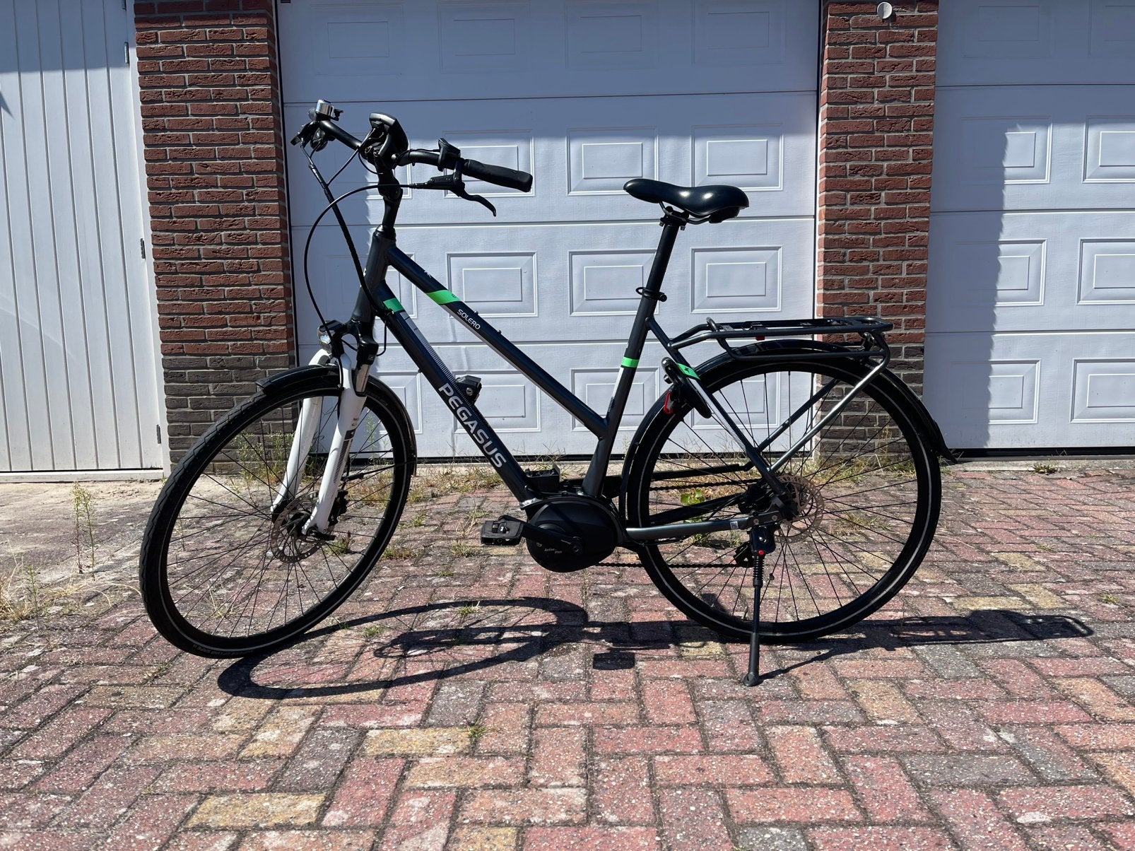 Pegasus Solero E8 elektrische fiets met Bosch PowerPack 500, Gebruikt, 50 km per accu of meer, 55 tot 59 cm, Ophalen