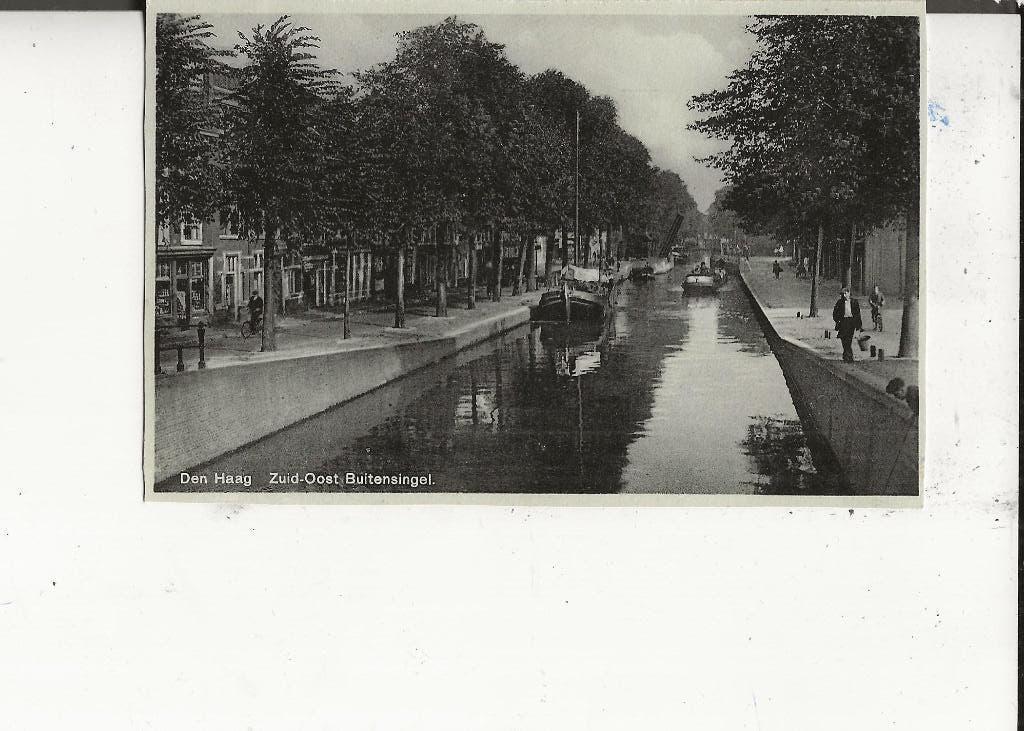 Den Haag Z.Oost Buitensingel s Heerenbroek 28-8-34 J Sleding, Ophalen of Verzenden, 1920 tot 1940, Gelopen, Zuid-Holland