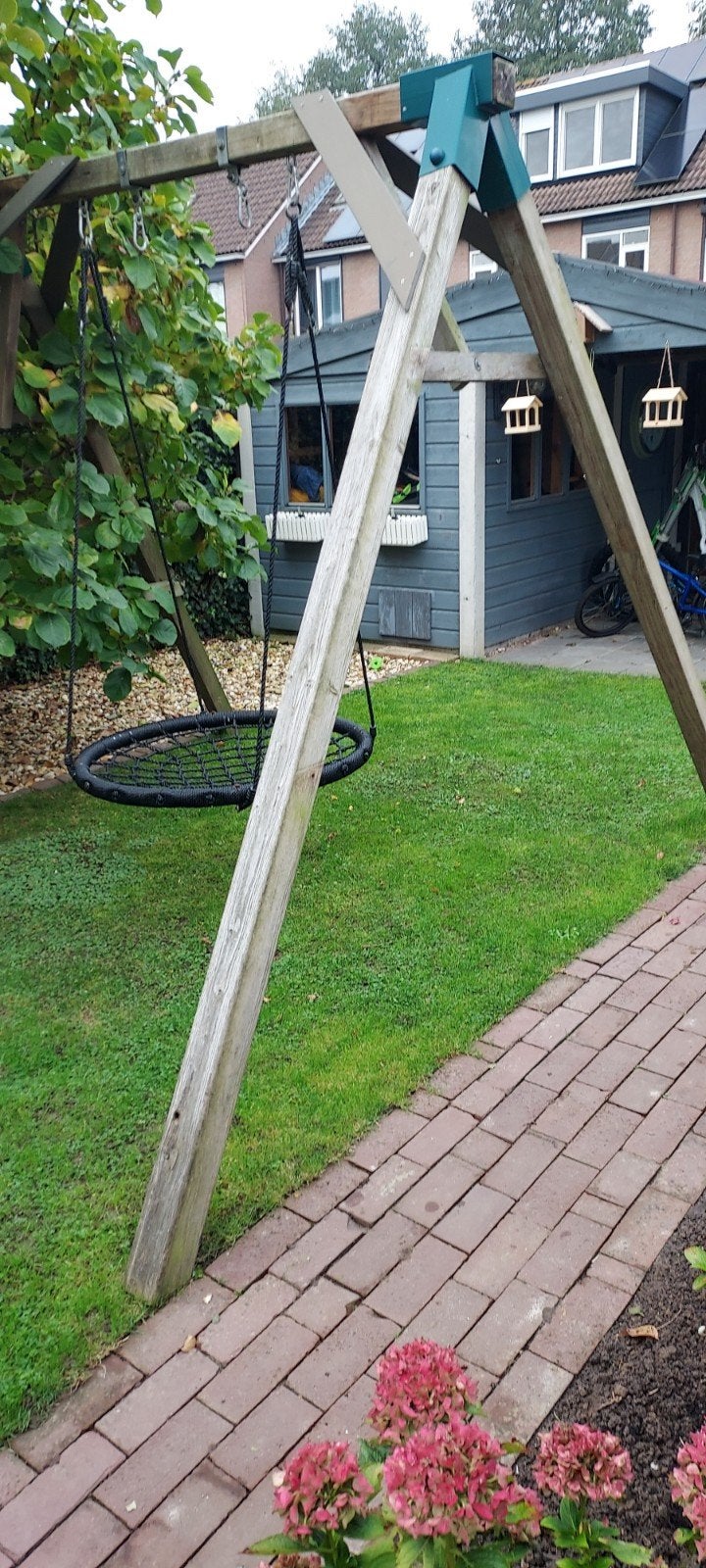 Mooie schommel met schommel en mand, Ophalen, Gebruikt, Schommel