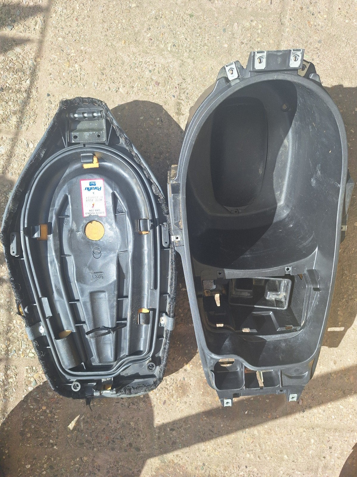 gilera runner 50cc buddy bak en zadel, Ophalen of Verzenden