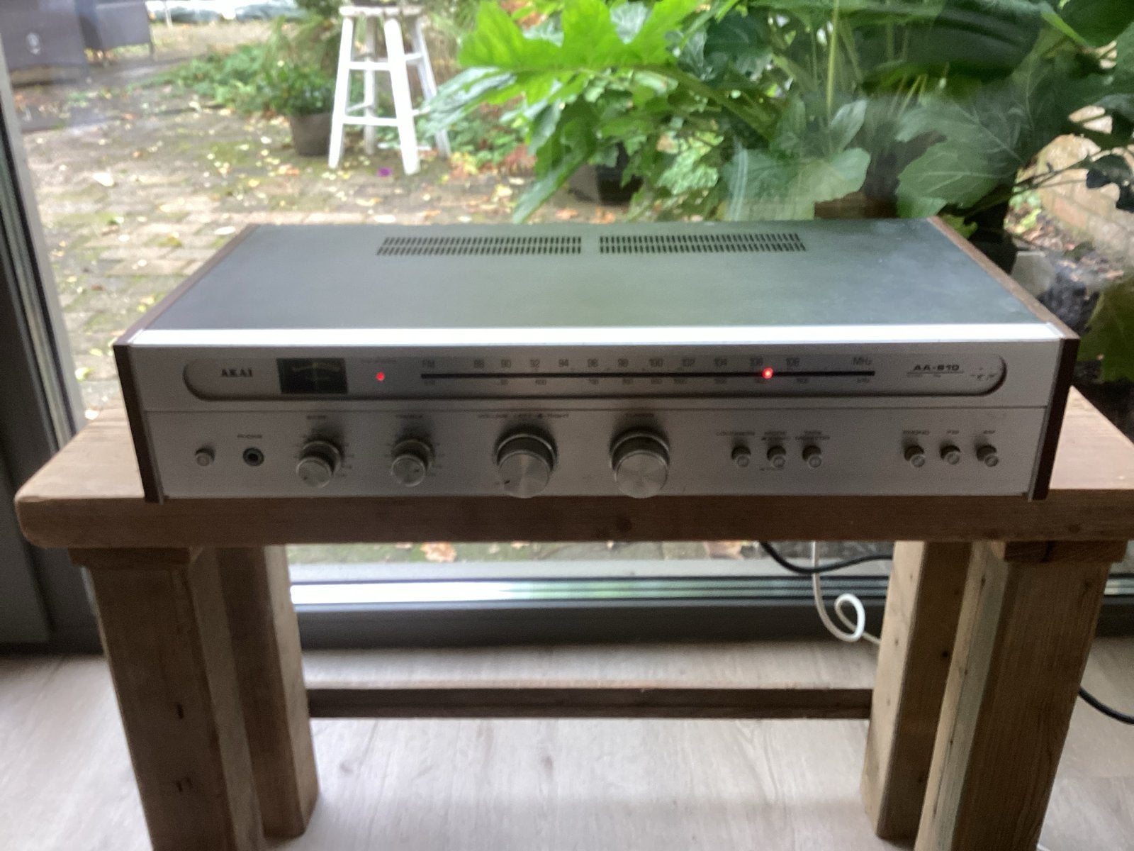 Akai AA-810 Stereo Receiver - Vintage Audio, Overige merken, Gebruikt, Ophalen of Verzenden, Minder dan 60 watt