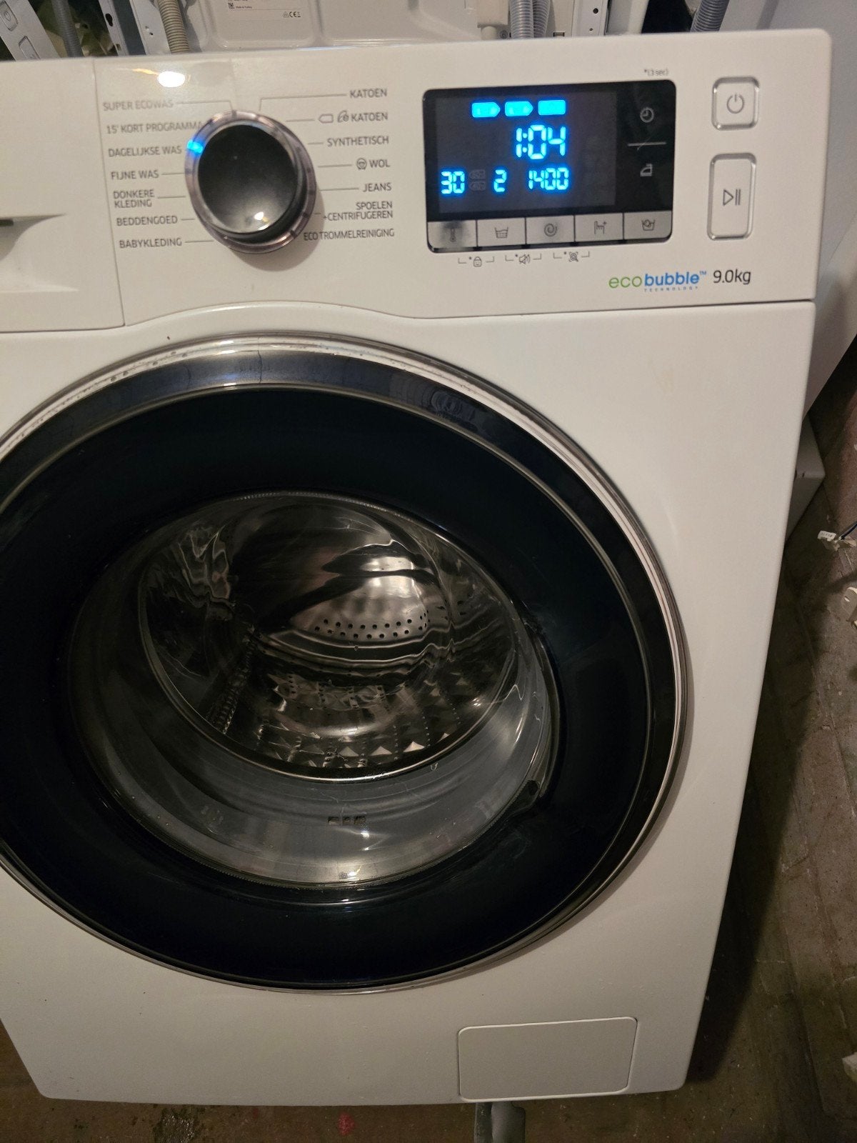 Samsung EcoBubble 9.0kg Wasmachine - Zo goed als nieuw, Ophalen of Verzenden