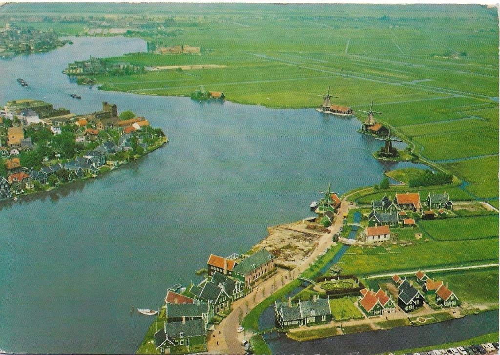 Zaandam Gelopen Ansichtkaart ( B4649 ), Ophalen of Verzenden, 1980 tot heden, Gelopen, Noord-Holland