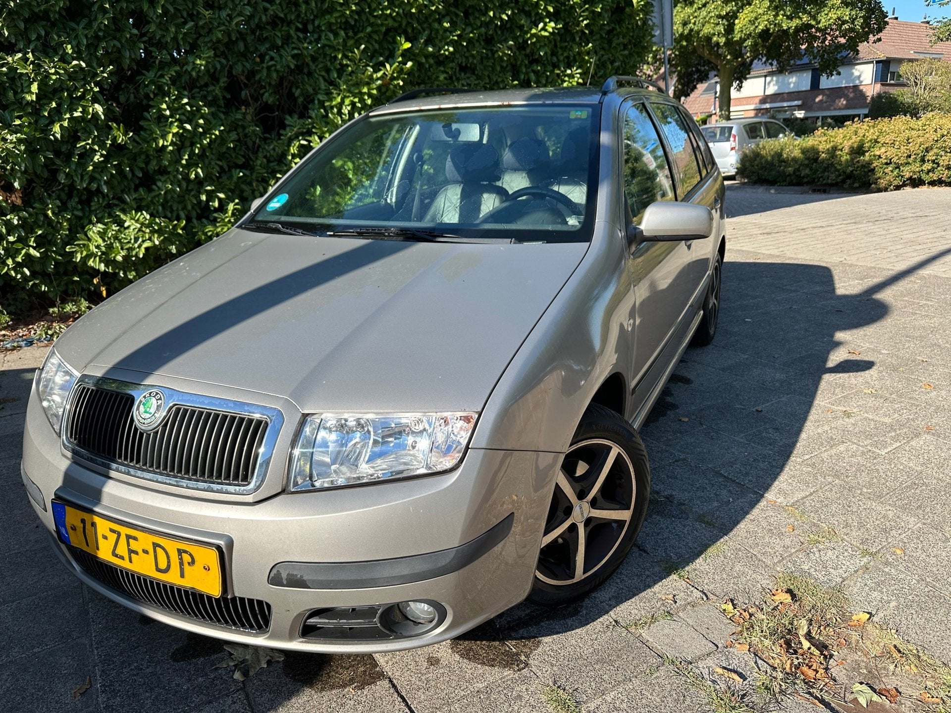 Skoda Fabia Combi MET KOELE AIRCO & JAAR APK!, Voorwielaandrijving, Gebruikt, 4 cilinders, Origineel Nederlands