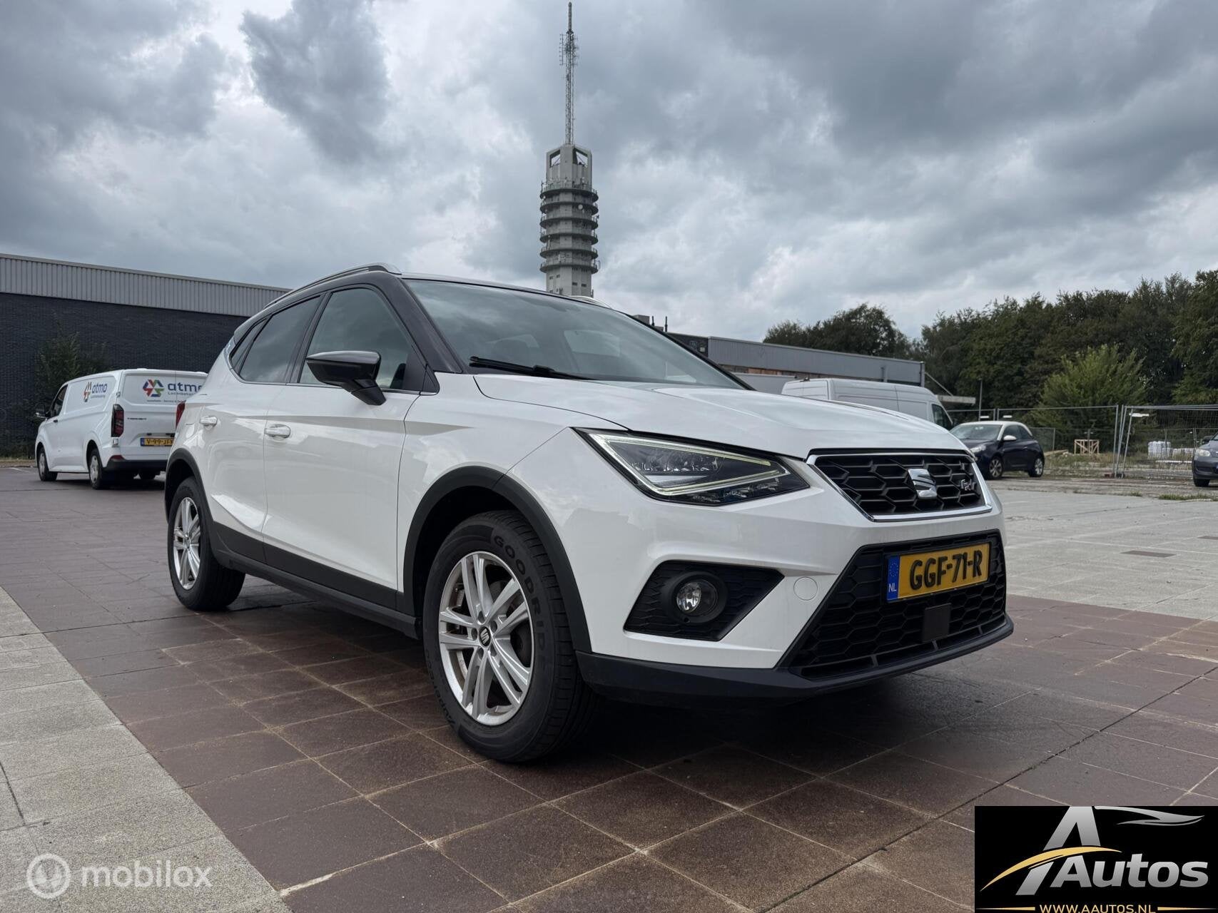 Seat Arona 1.0 TSI FR - Fabrieksgarantie- Stoelvw-, Auto's, 116 pk, Zwart, Bedrijf, 600 kg