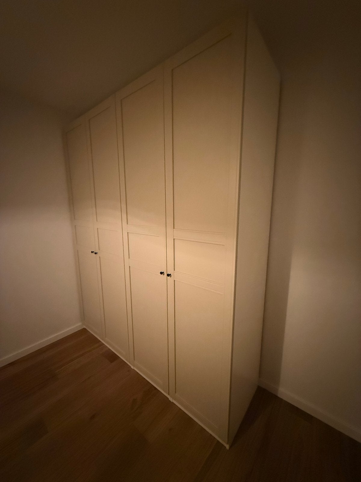 Ikea pax kast wit, Ophalen, 100 tot 150 cm, 200 cm of meer, Zo goed als nieuw