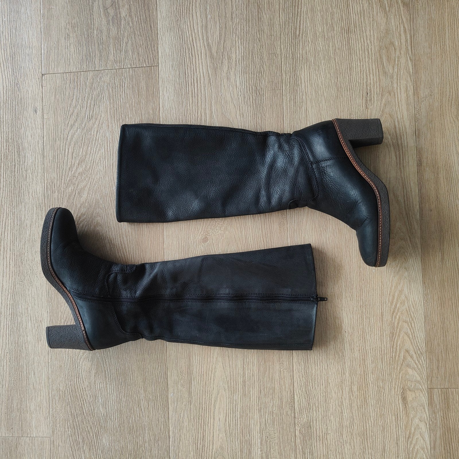 Shabbies laarzen maat 39, Shabbies Amsterdam, Zwart, Ophalen of Verzenden, Zo goed als nieuw