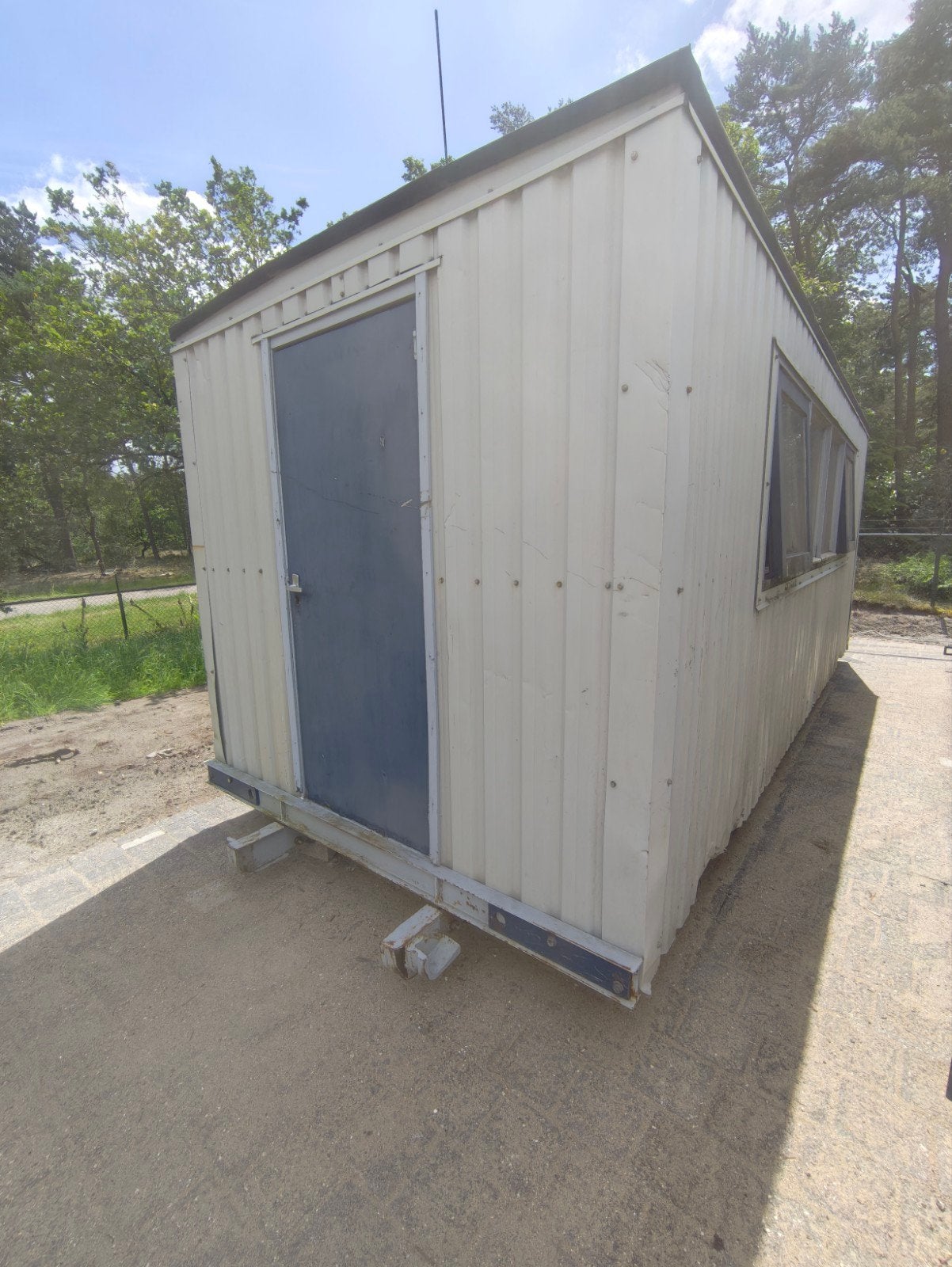 Schaftwagen / Kantoorunit / Directiekeet / Bouwkeet, Ophalen