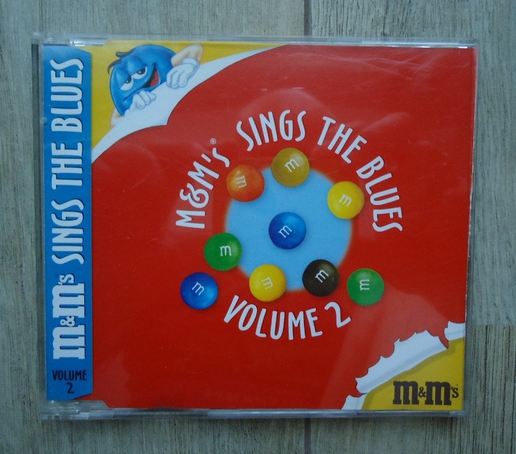 De verzamel-CD M&M's Sings The Blues Volume 2 (met 4 tracks), Ophalen of Verzenden, Pop, Inclusief doosje, Zo goed als nieuw