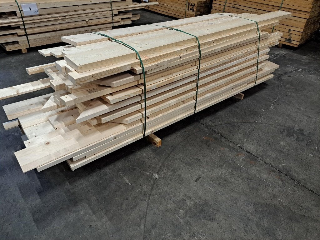 Vuren balken, Doe-het-zelf en Verbouw, Ophalen, 25 tot 50 mm, Zo goed als nieuw, 250 tot 300 cm