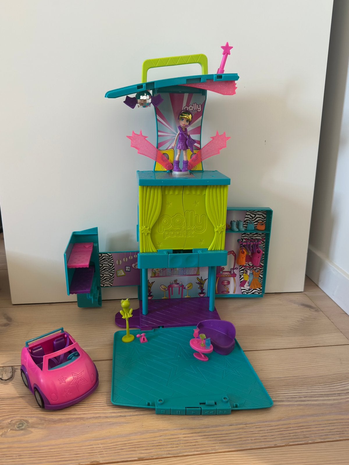Polly Pocket Pop Lock stage - #T1211 speelset!, Ophalen of Verzenden, Zo goed als nieuw, Jongen of Meisje