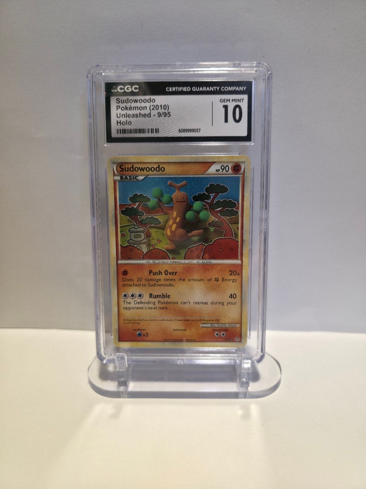 Pokemon Sudowoodo 9/95 - CGC 10, Ophalen, Nieuw, Losse kaart