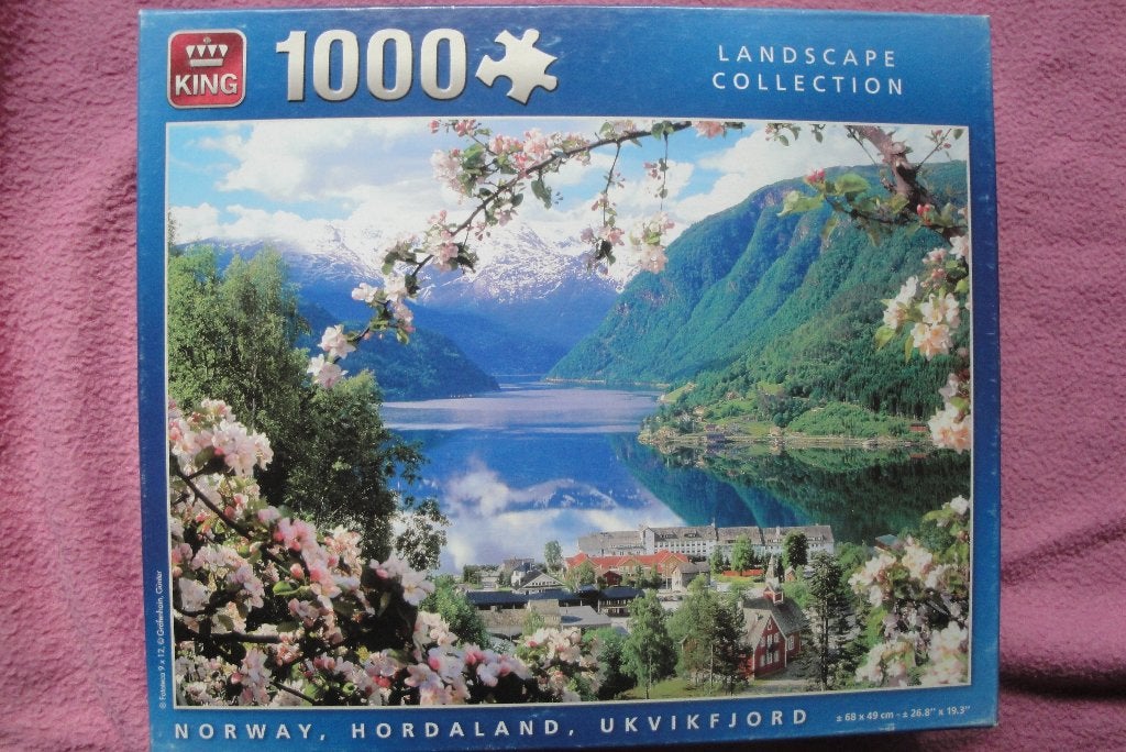 KING LANDSCAPE COLLECTION PUZZLE 1.000st. 2,50euro, Ophalen of Verzenden, 500 t/m 1500 stukjes, Zo goed als nieuw, Legpuzzel