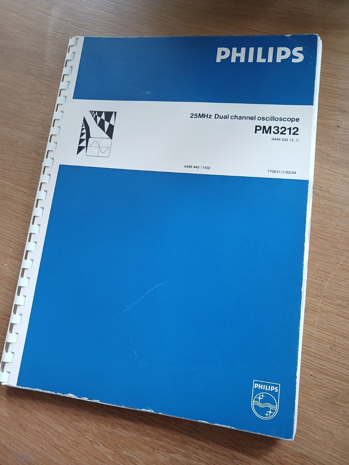 Philips PM3212 Oscilloscoop Servicehandleiding, Verzenden